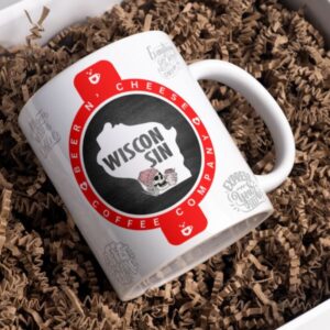 WI Beer N' Cheese Coffee Co. 15oz Mug
