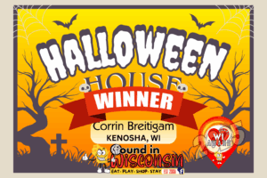 Corrin Breitigam of Kenosha Wins WI Heart Award for Best Halloween House in Wisconsin 2025